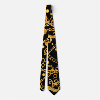 Golden chain Classy Pattern Stropdas