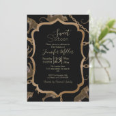 Golden chain glamour leopard cheetah kaart (Staand voorkant)