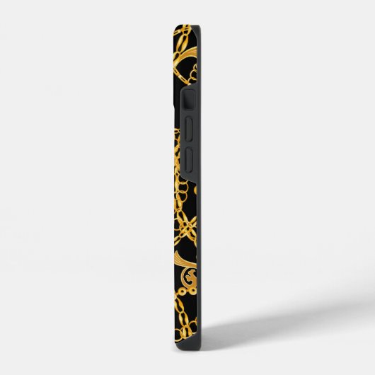 Golden chain iPhone hoesje (Linkerkant)