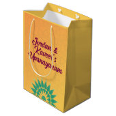 Golden Chakra BG Dank u Terugkeer Medium Cadeauzakje (Achterkant Gekanteld)