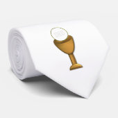 Golden Chalice en Host - Heilige Communie Stropdas (Opgerold)