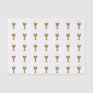 Golden Chalice en Host - Heilige Communie Tissuepapier
