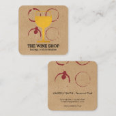 Golden Chalice Vierkante Visitekaartje (Voorkant / Achterkant)