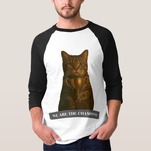 Golden Champion Cat T-shirt (Voorkant)