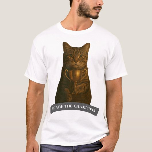 Golden Champion Cat T-shirt (Voorkant)