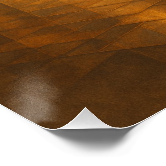 Golden Cheetah in a Mirror Maze – GeoWild Art Perfect Poster (Hoek)