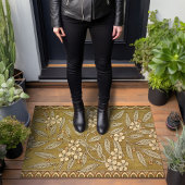 Golden Cherry Blossom Art Deco Walter Crane Deurmat