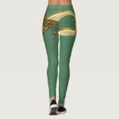 Golden Cherub Ribbon Leggings (Achterkant)