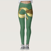 Golden Cherub Ribbon Leggings (Voorkant)