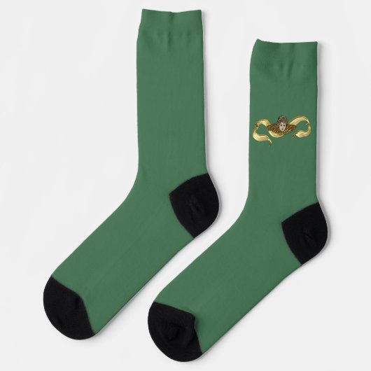 Golden Cherub Ribbon Sokken (Links)