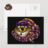 Golden Cheshire Cat Briefkaart (Voorkant / Achterkant)