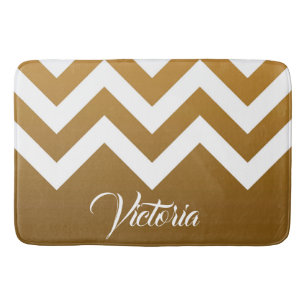 Golden Chevrons Badmat
