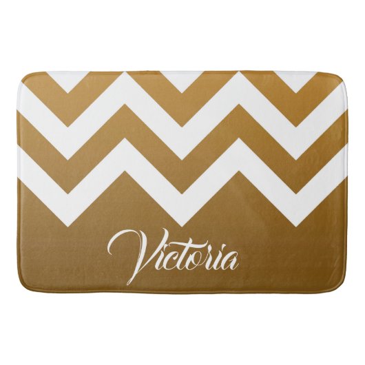 Golden Chevrons Badmat (Voorkant)