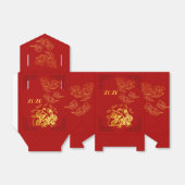 Golden Chinese papiersnijden in 2020 TFB Bedankdoosjes (Uitgevouwen)