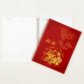 Golden Chinese papiersnijster 2020 Planner (Display)