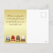 Golden Chocolate Eggs Easter Lijst Voeg je foto to Feestdagenkaart (Achterkant)