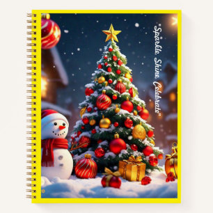 "Golden Christmas Delight" Notitieboek