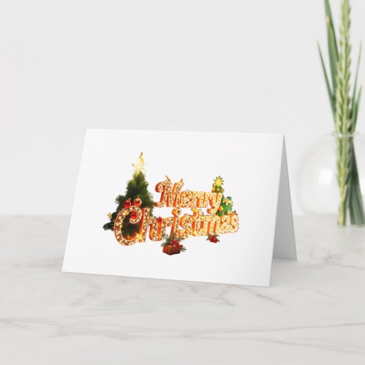 Golden Christmas Sparkle - Feestelijke boom (Voorkant)