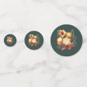 Golden Christmas Star with Cinnamon Confetti (Voorkanten)