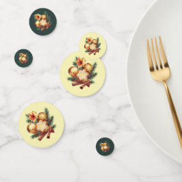 Golden Christmas Star with Cinnamon Confetti