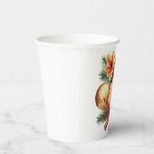 Golden Christmas Star with Cinnamon Papieren Bekers (Rechts)