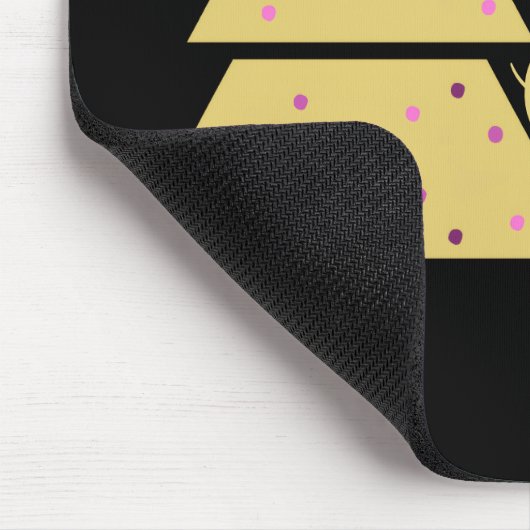 Golden Christmas Tree Muismat (Hoek)