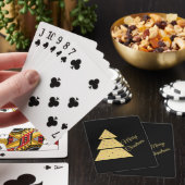 Golden Christmas Tree Playing Cards Pokerkaarten (Insitu)