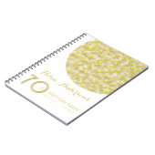 Golden Circle 70th Birthday Party Guest Book Notitieboek (Linkerzijde)