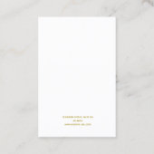 Golden Circle Branch Clay Arch Earring Display Visitekaartje (Achterkant)