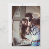 Golden Circle Lijst huwelijksuitnodiging Kaart (Achterkant)