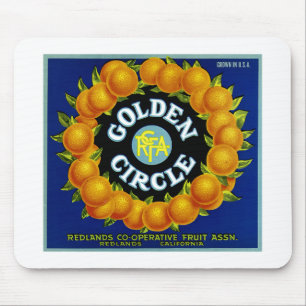 Golden Circle Sinaasappels Muismat