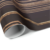 Golden circuit board. Electronic computer hardware Cadeaupapier (Rol Hoek)