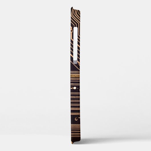 Golden circuit board. Elektronische computerhardwa Case-Mate iPhone Case (Achterkant / Links)