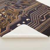 Golden circuit board. Elektronische computerhardwa Sherpa Deken (3/4)