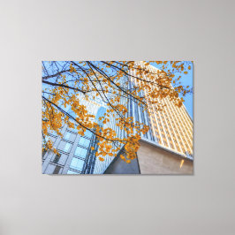 Golden City Canvas Afdruk