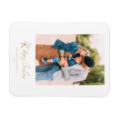 Golden Classic kerst - Aangepaste foto Magneet (Horizontaal)