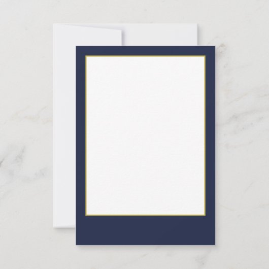 Golden Classic Teacher Appreciation Bedankkaart (Achterkant)