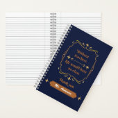 Golden Classic Teacher Appreciation Notitieboek (Binnen)