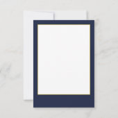 Golden Classic Teacher Apprecie Hartelijk dank Bedankkaart (Achterkant)