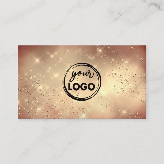 Golden Cloud Uw logo op Marsala Rood Visitekaartje (Voorkant)