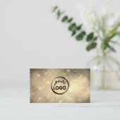 Golden Cloud voor je logo Visitekaartje (Staand voorkant)