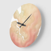 Golden Cloud Whispers Abstract Grote Klok (Hoek)