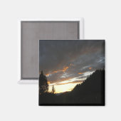 Golden Cloudy Sunset....... Magnet (Voorkant / Achterkant)