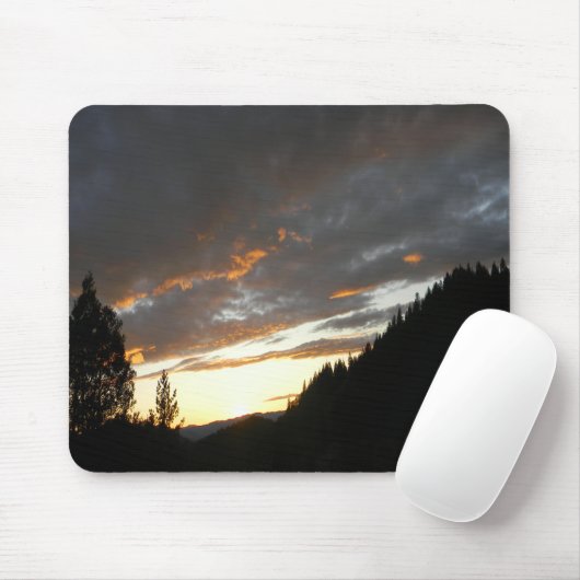 Golden Cloudy Sunset...... Muismat (Met muis)
