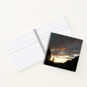 Golden Cloudy Sunset.... Notitieboek (Binnen)