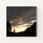 Golden Cloudy Sunset.... Notitieboek (Achterkant)