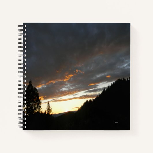 Golden Cloudy Sunset...... Notitieboek (Voorkant)