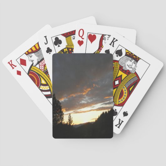 Golden Cloudy Sunset...... Speelkaarten (Achterkant)