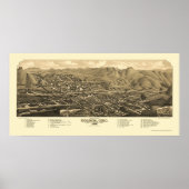Golden, CO Panorama - 1882 Poster (Voorkant)