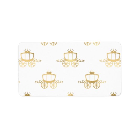 Golden Coaches Cinderella Princess Royal Magic Etiket (Voorkant)